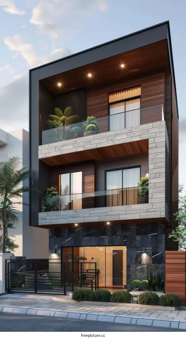 Modern Residential Building with Luxurious Amenities