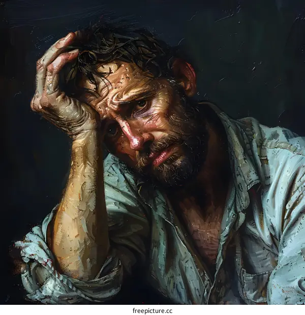 Portrait of a Weathered Man