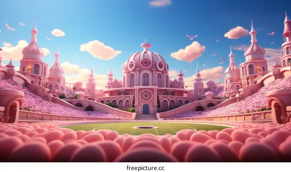 Fantasy Pink Palace Stadium