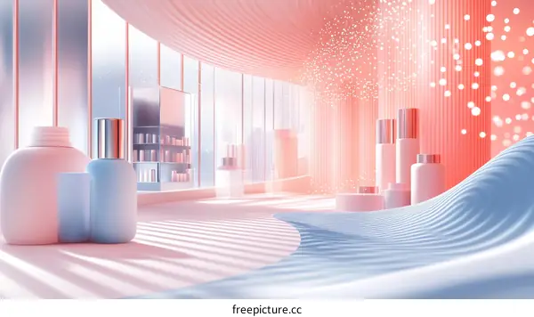 Modern Cosmetic Display Interior Design