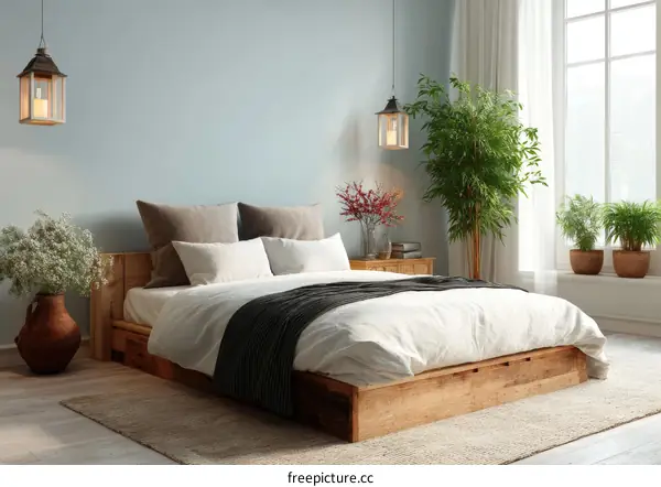 Modern Wooden Bedroom Interior Design