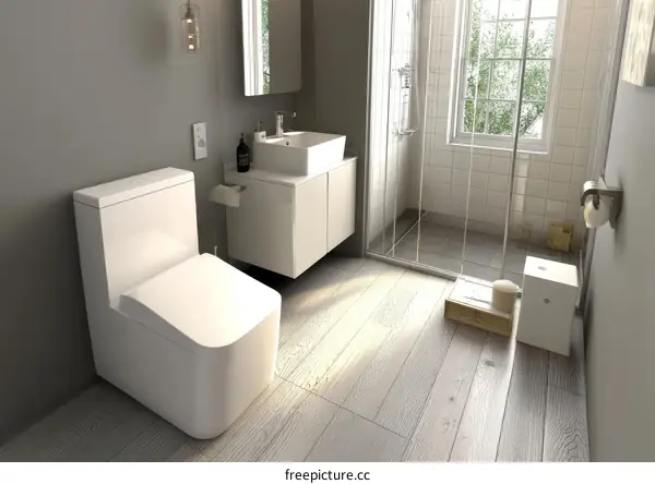 Modern Contemporary Bathroom Toilet Design