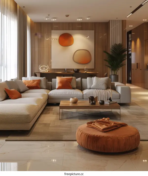 Tranquil Workspace with Desk by Window