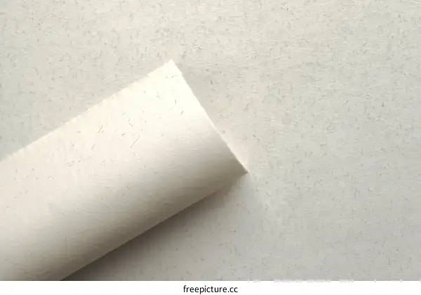Cream Colored Textured Paper Roll
