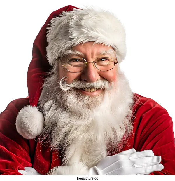 [Transparent Background PNG]Happy Santa Claus