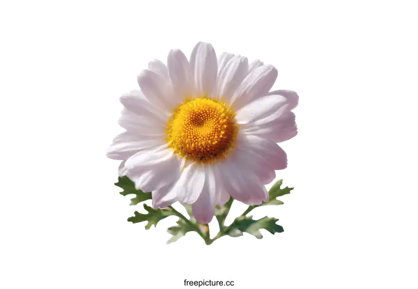 [Transparent Background PNG]Close-up of a Delicate Pink Daisy Flower