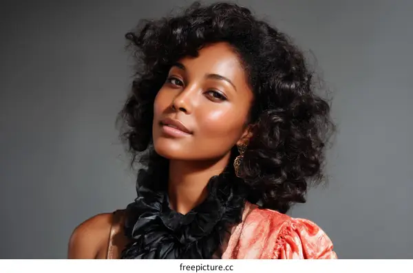 Portrait of a Stylish Black Woman