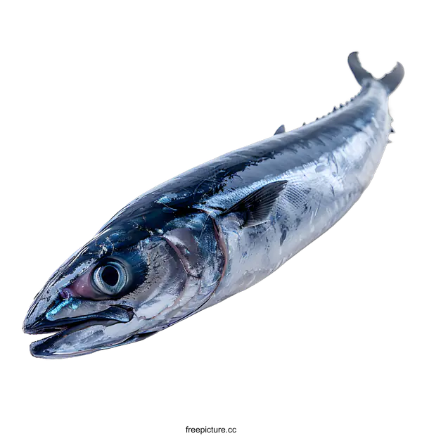 [Transparent Background PNG]Fresh whole bluefish isolated on white