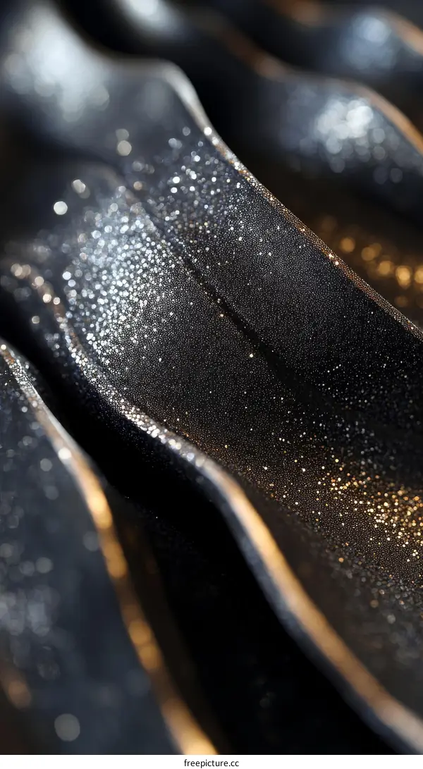 Abstract Metallic Texture Design