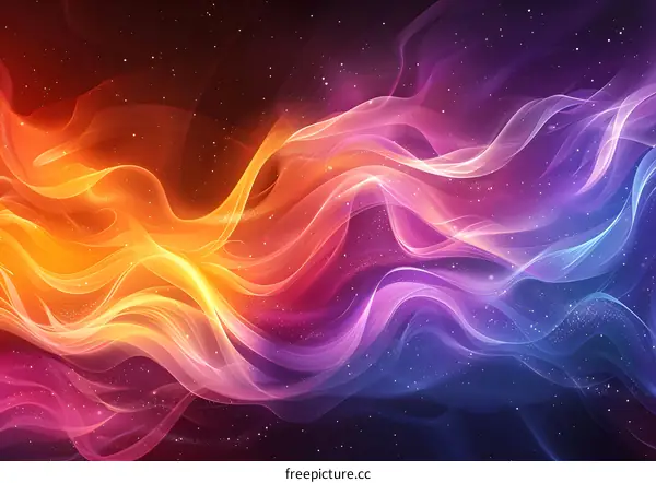 Wavy abstract background