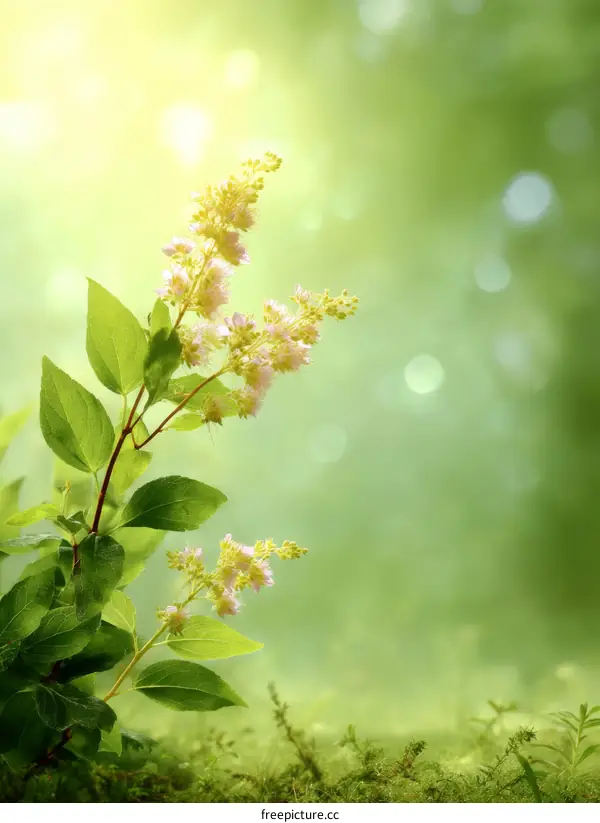 Springtime Blossoms in the Forest