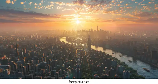 The Bund, Shanghai Skyline