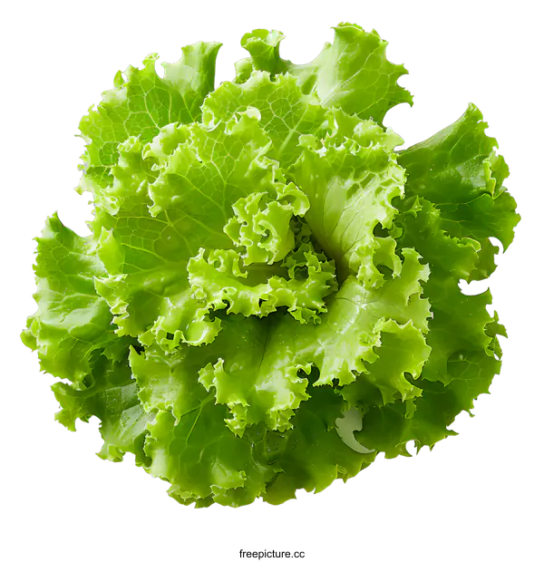 [Transparent Background PNG]Fresh lettuce isolated on white background