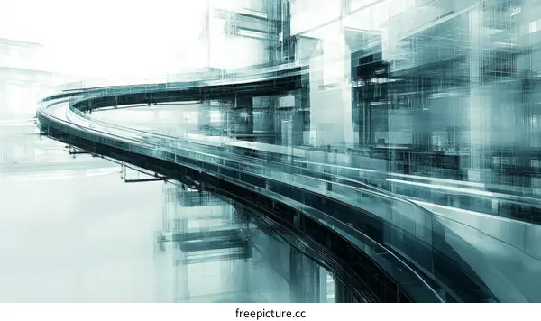Futuristic Architectural Abstract Design