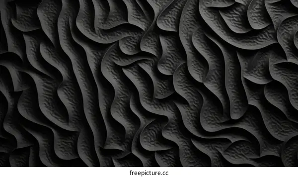 Black and gray waves background