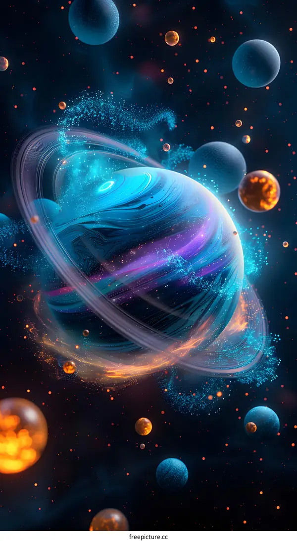 Vibrant Cosmic Dance of Planets