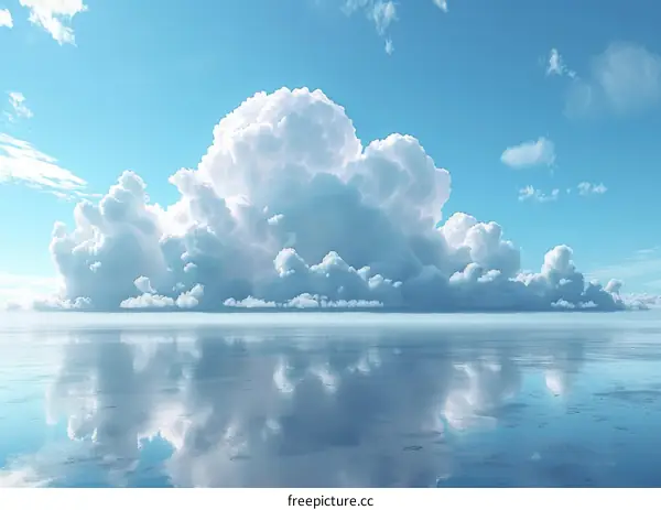 Captivating Cloud Formations over Calm Waters