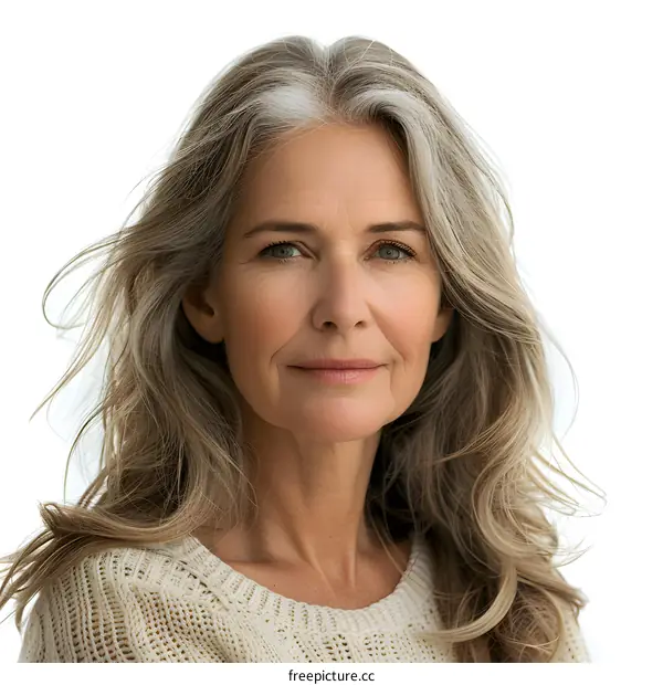 Portrait of a Confident Mature Woman