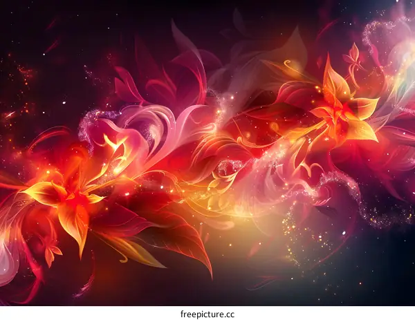 Abstract Floral Design