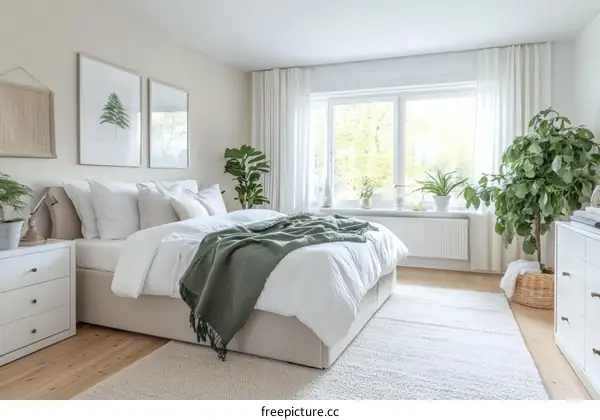 Modern Scandinavian Bedroom Interior Design