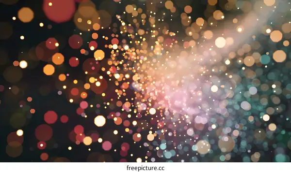 Abstract Colorful Bokeh Background
