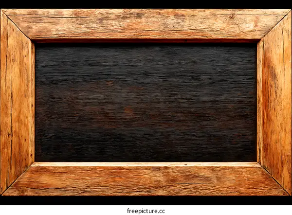 Vintage Wooden Picture Frame Design