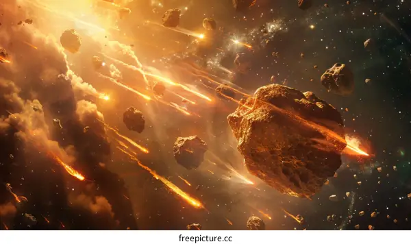 Asteroid Impact: A Cosmic Threat to Earth