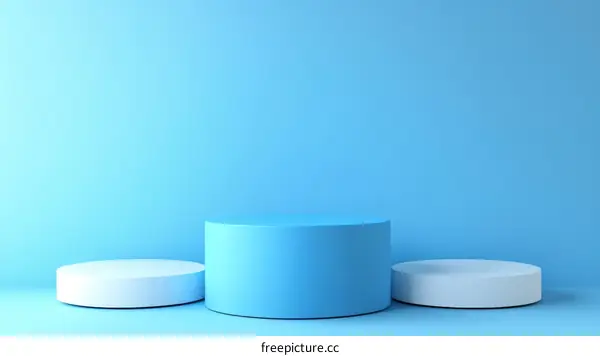 Simple Blue and White Product Display
