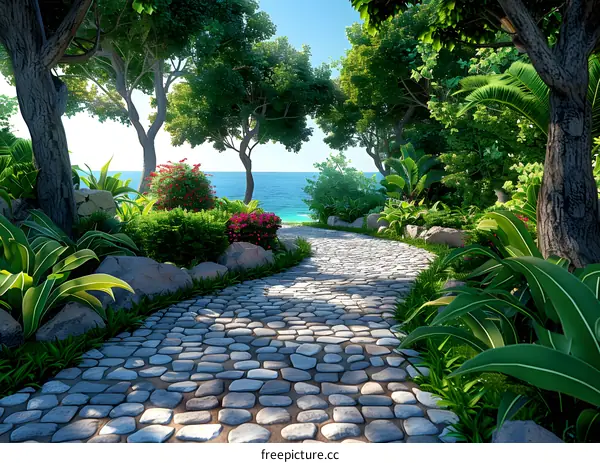 Tropical Garden Path