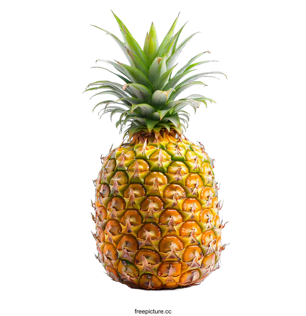 [Transparent Background PNG]Single pineapple