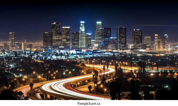 Los Angeles Skyline at Night