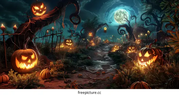 Halloween Pumpkin House