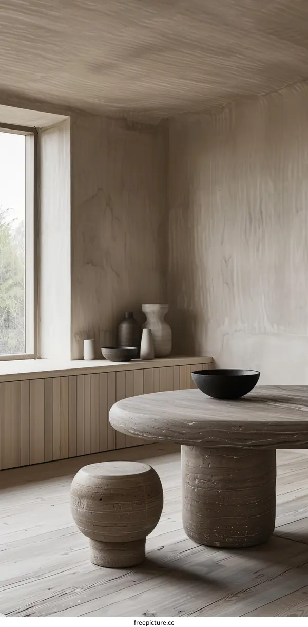 Minimalist Wooden Room Interior Design