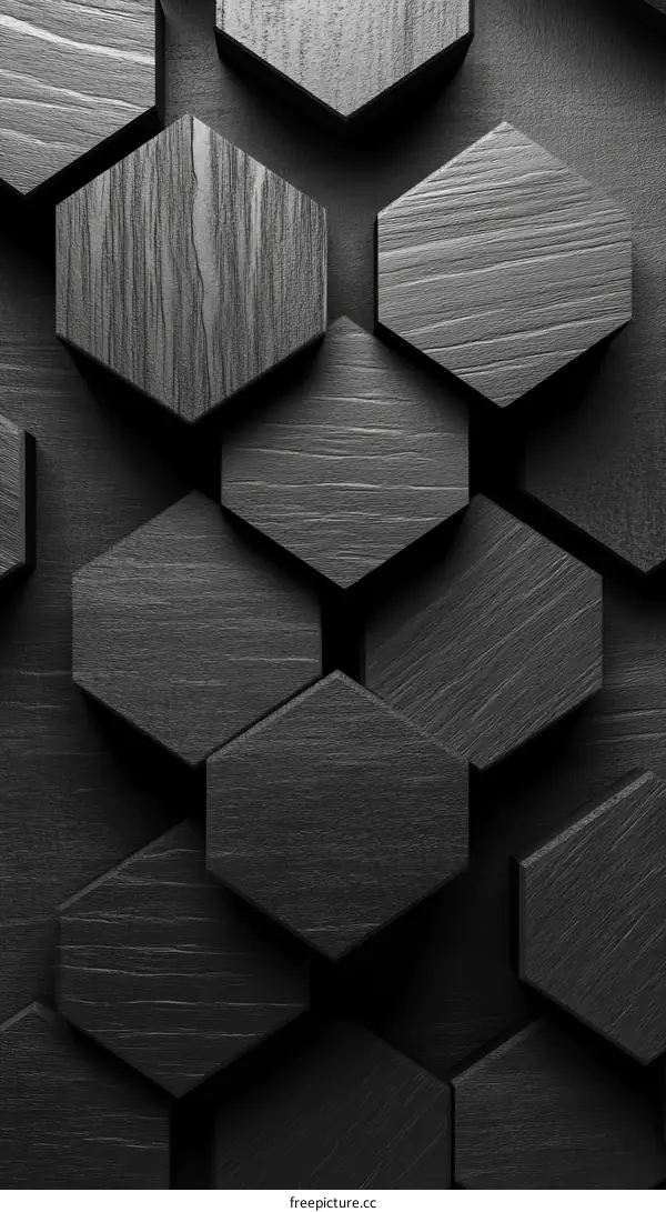 Abstract Geometric Hexagon Pattern Design