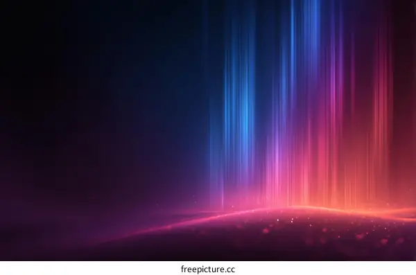 Abstract Colorful Light Lines Background Design