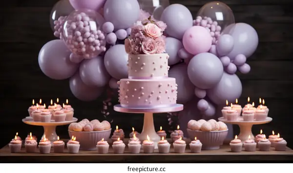 A Magical Pink and Purple Birthday Party
