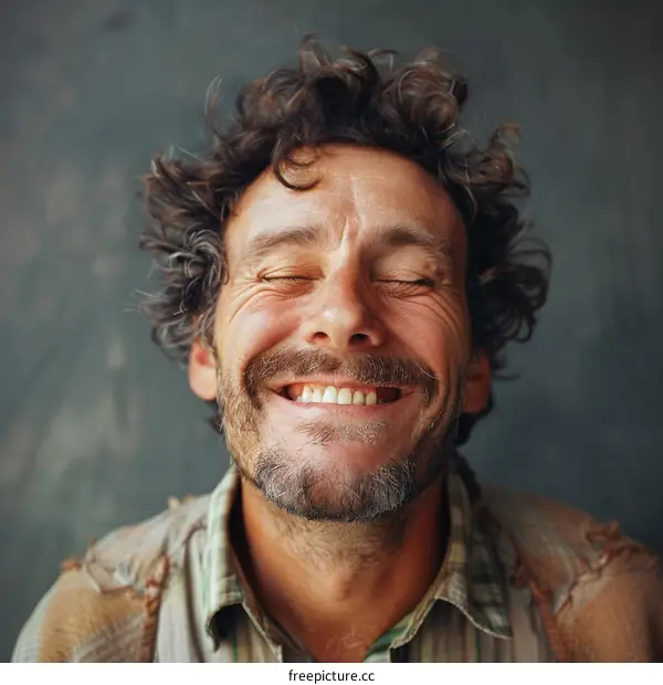 Close-up Portrait of a Smiling Man