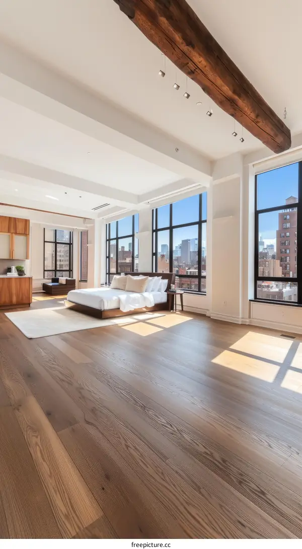 Modern Minimalist Apartment with Stunning City Views