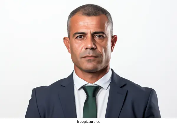 Headshot of a man in a suit and tie