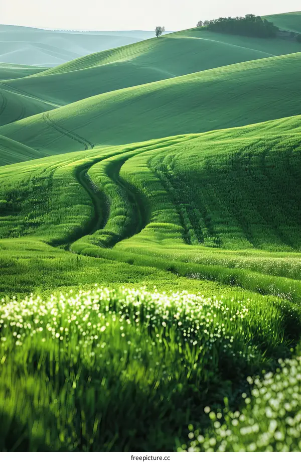 Tuscany Rolling Hills: Picturesque Italian Landscape