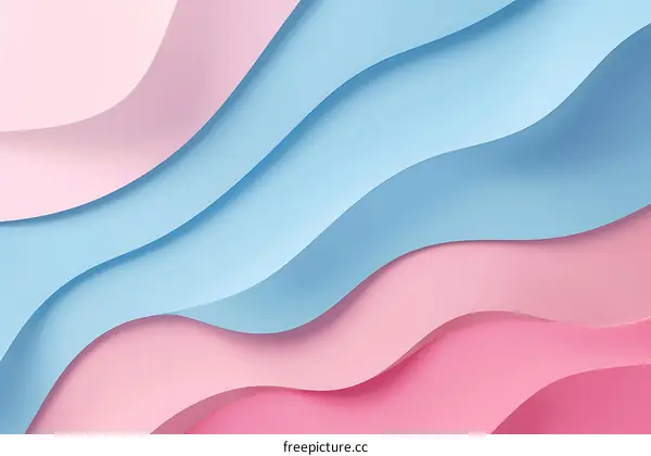 Abstract Colorful Wave Background