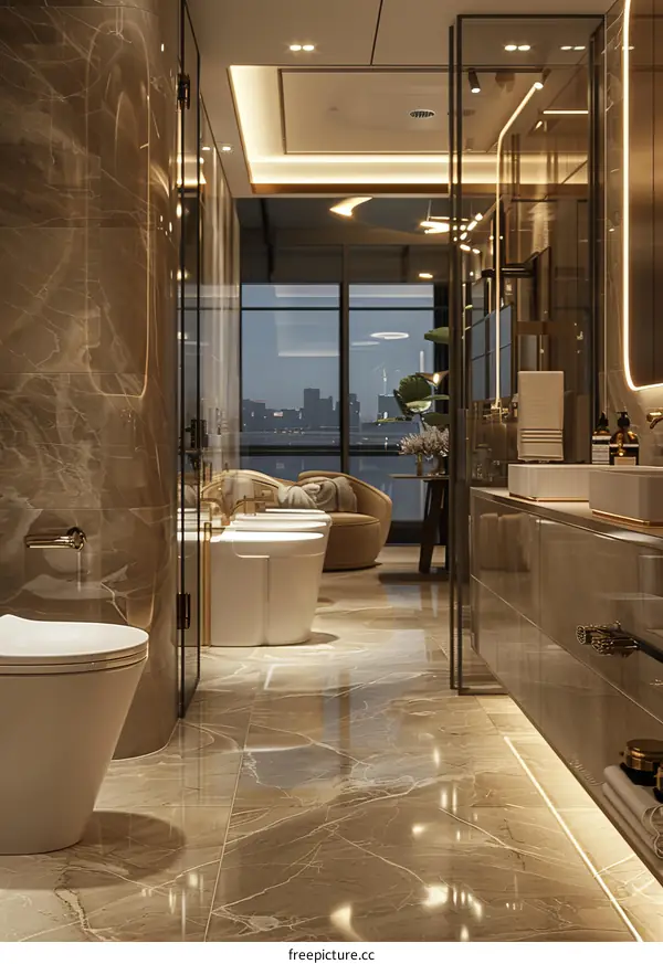 Luxury Modern Bathroom Interior Design