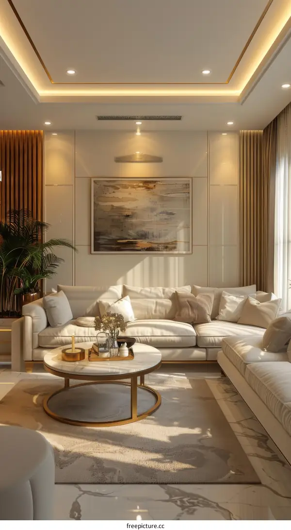 Modern Living Room with Bright and Airy Design