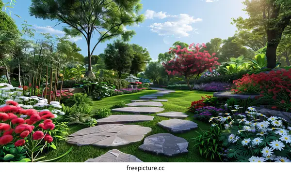Garden Landscape Design Renderings