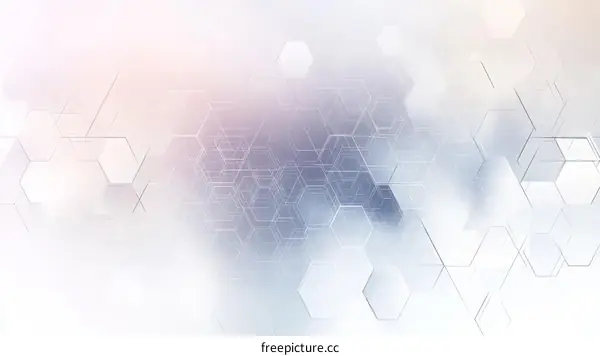 Abstract Geometric Hexagon Pattern Background Design