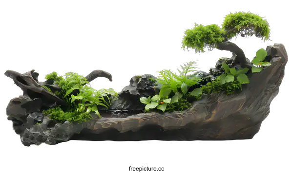[Transparent Background PNG]Miniature Bonsai Tree Landscape Decor
