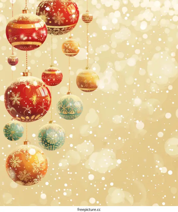 Festive Christmas Decorations Create a Joyous Atmosphere