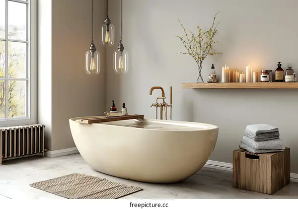 Modern Stylish Spa Bathroom Interior Design