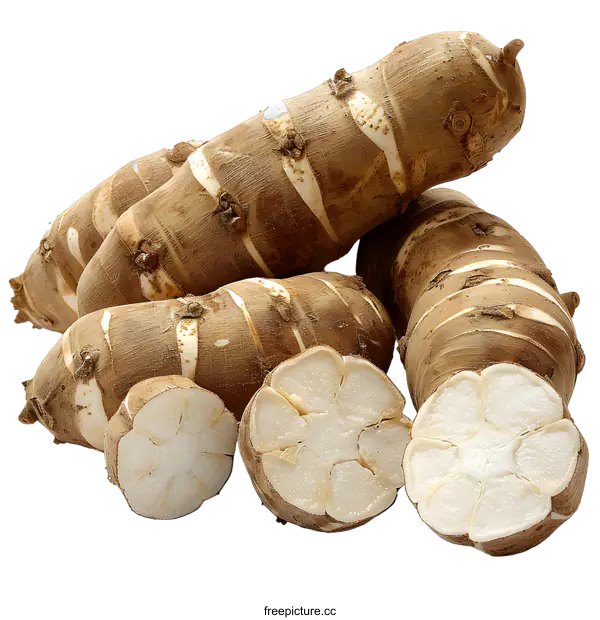 [Transparent Background PNG]Close-up of a Jerusalem artichoke