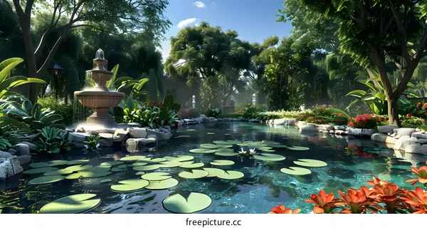 Landscape design renderings